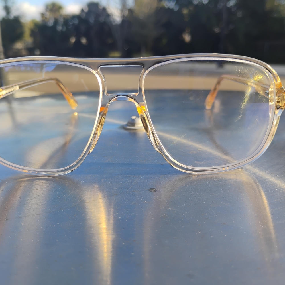 Tom Ford Transparent Aviator Glasses